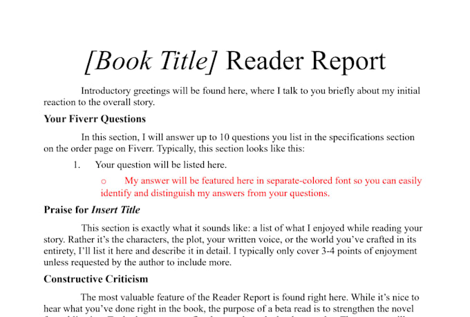 beta read your fiction book or memoir